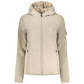 Beige Polyester Women's Jacket