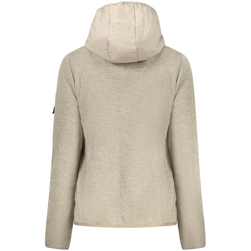 Beige Polyester Women's Jacket
