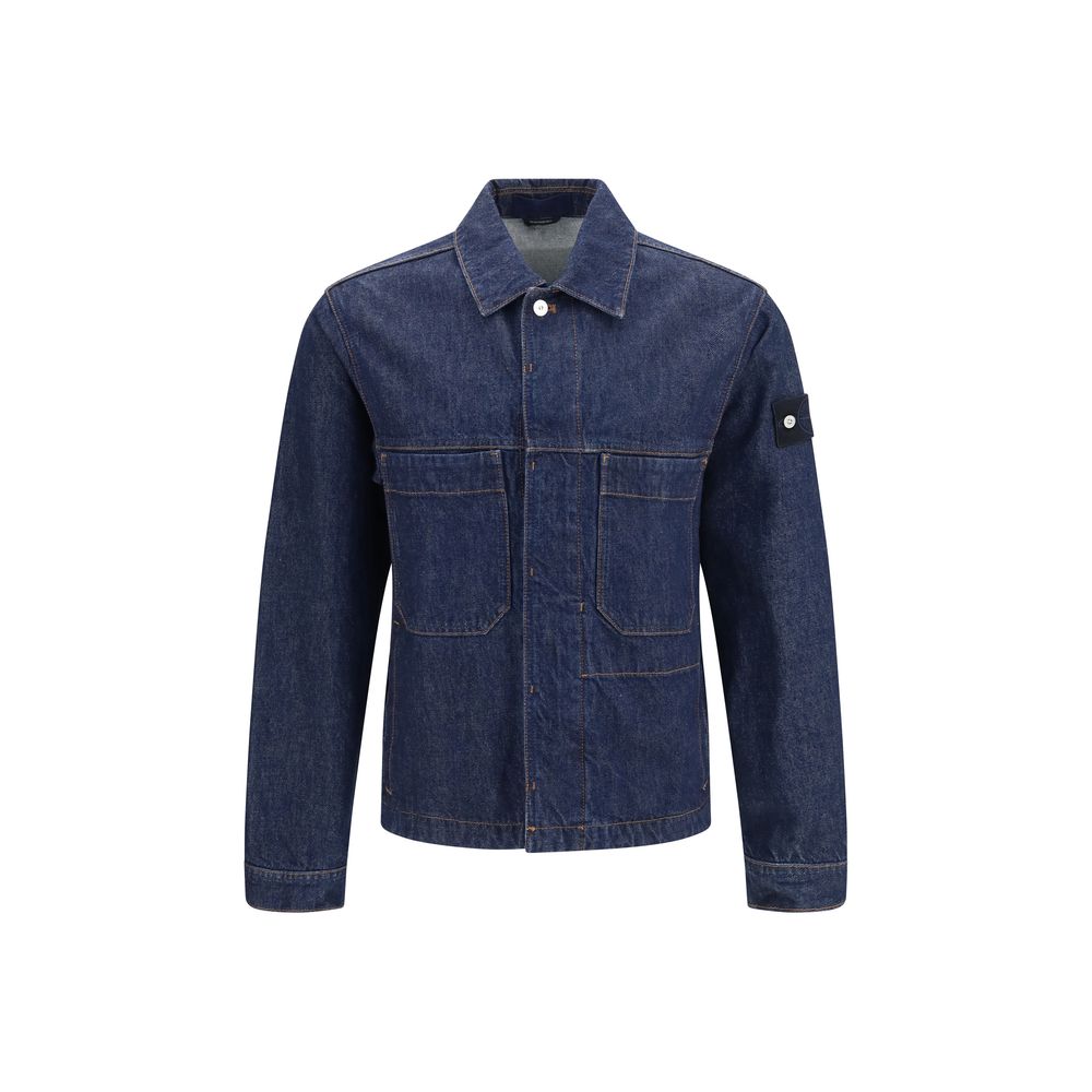 Blue Cotton Denim Jacket