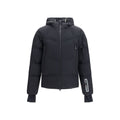 Black Polyamide Full-Length Jacket