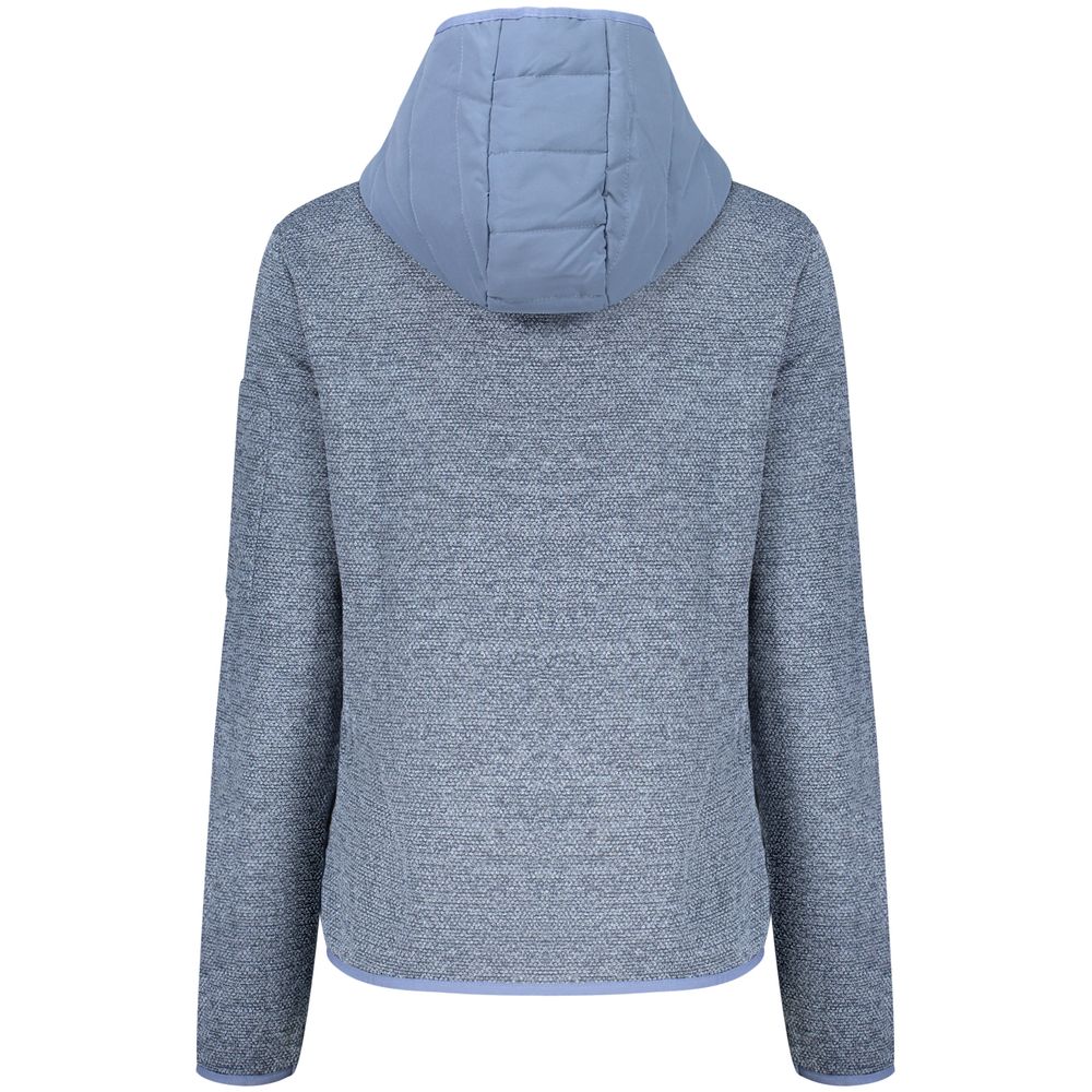 Blue Polyester Women's Jacket