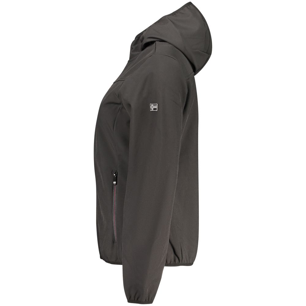 Nero Polyester Donna Jacket