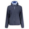 Blue Polyester Women's Jacket