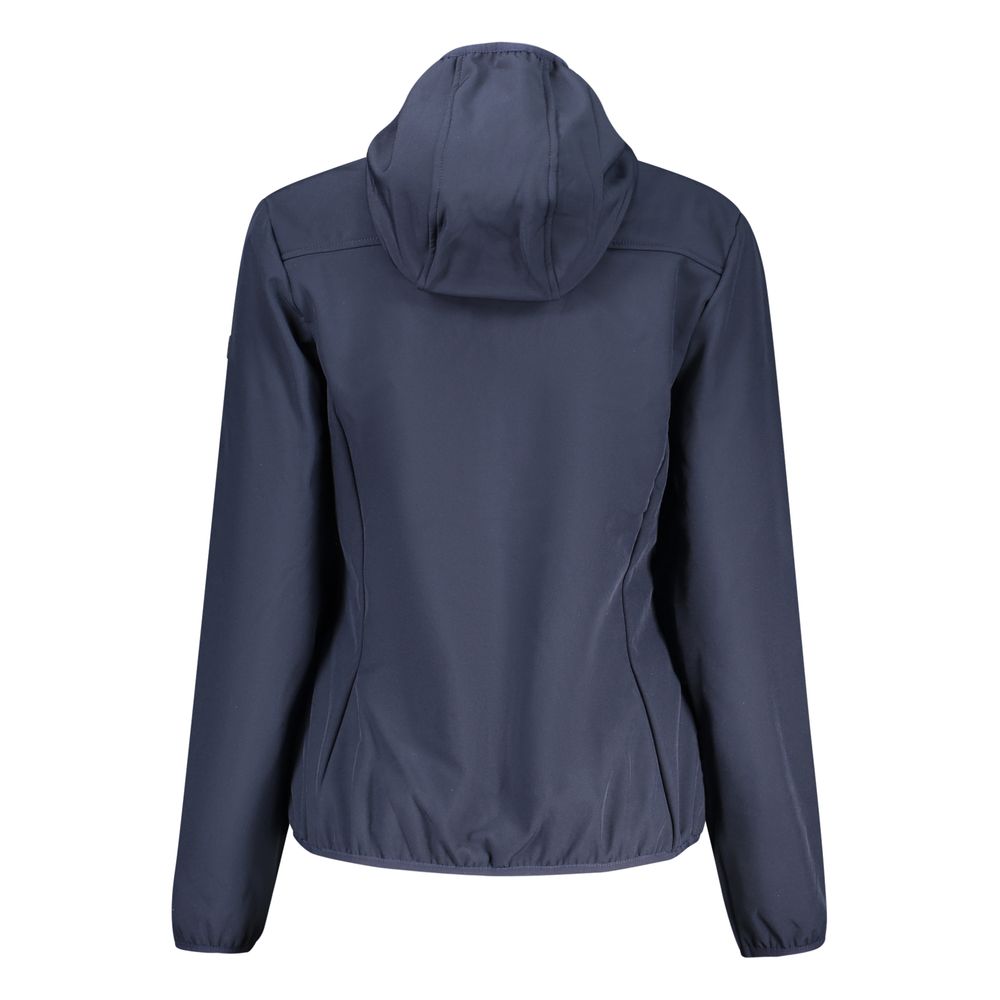 Blue Polyester Women's Jacket
