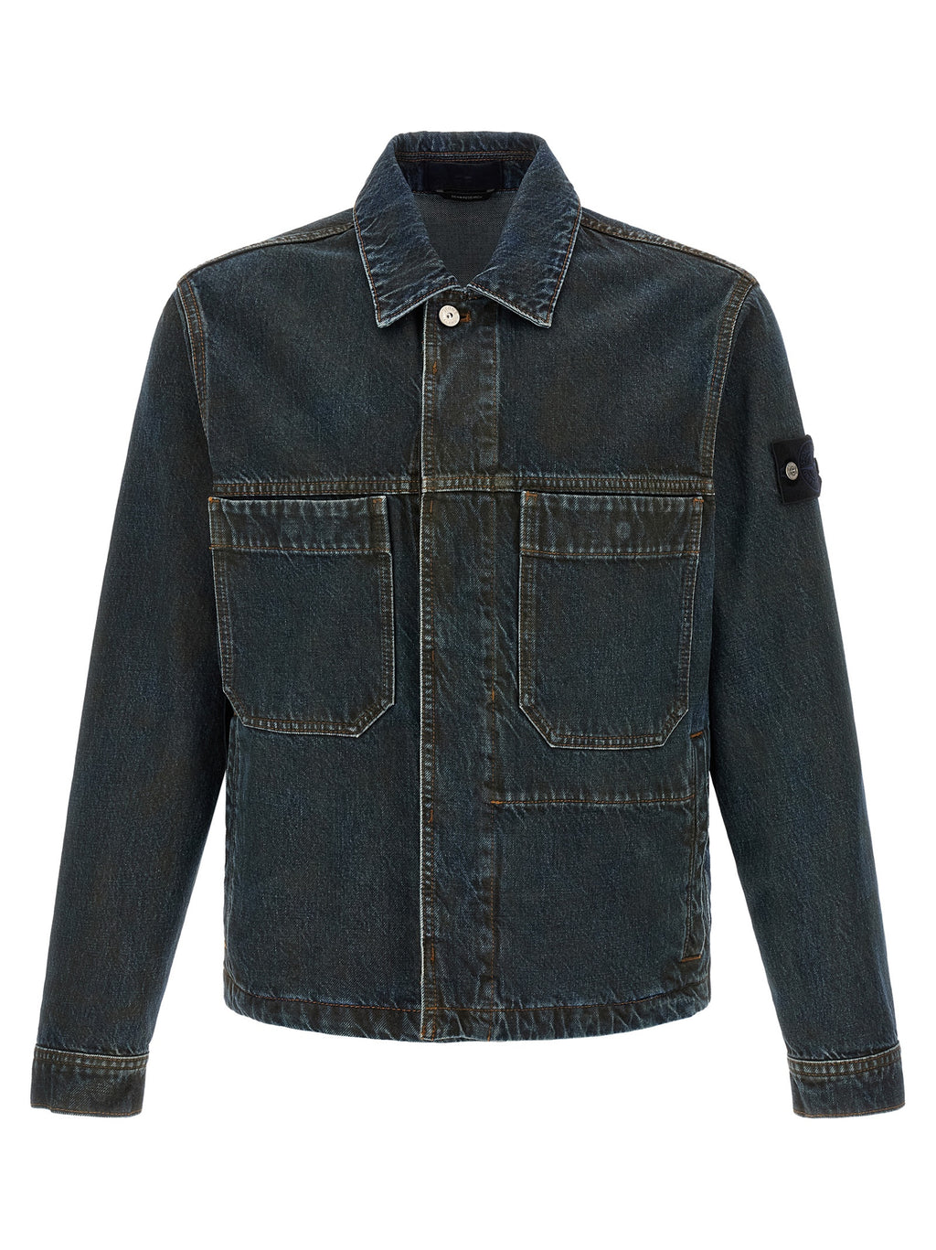 Blue Cotton Denim Jacket