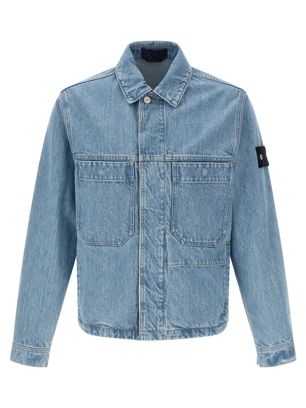 Blue Cotton Denim Jacket