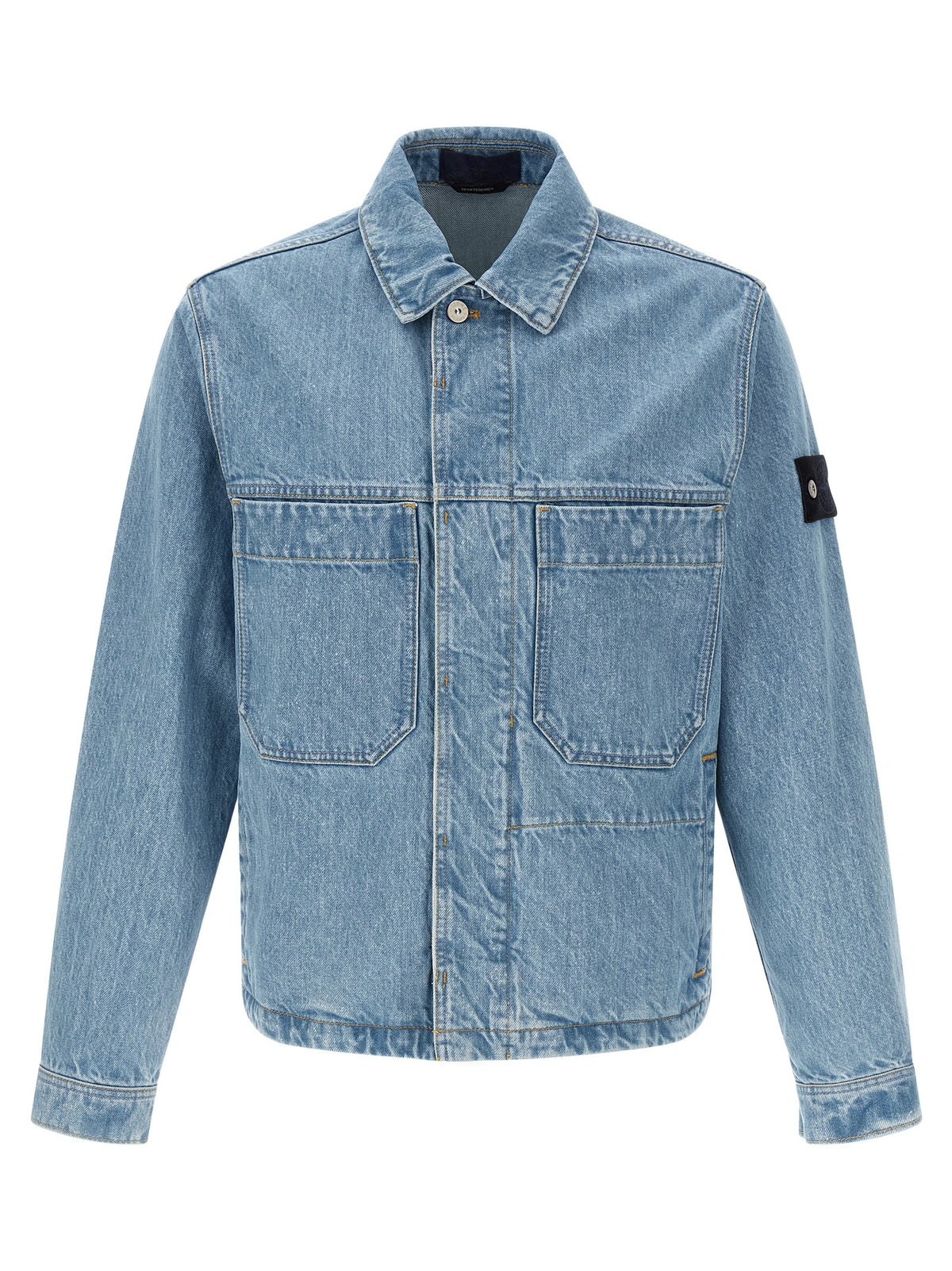 Blue Cotton Denim Jacket