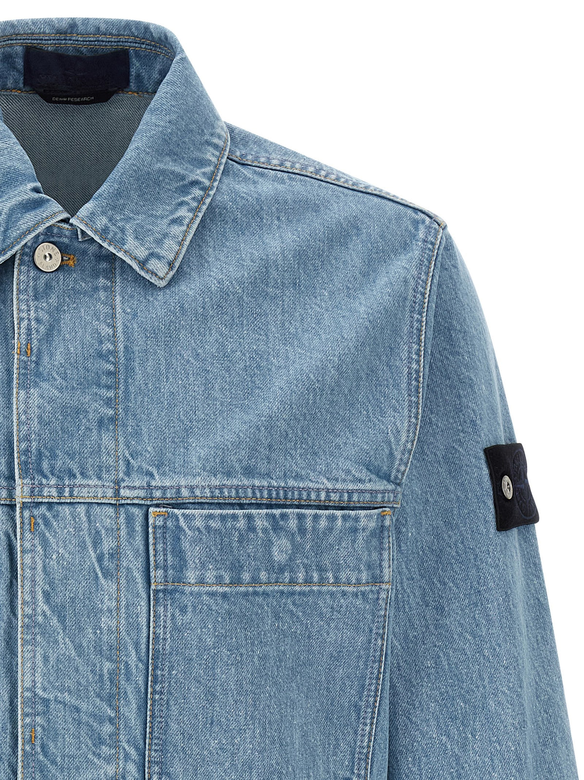 Blue Cotton Denim Jacket