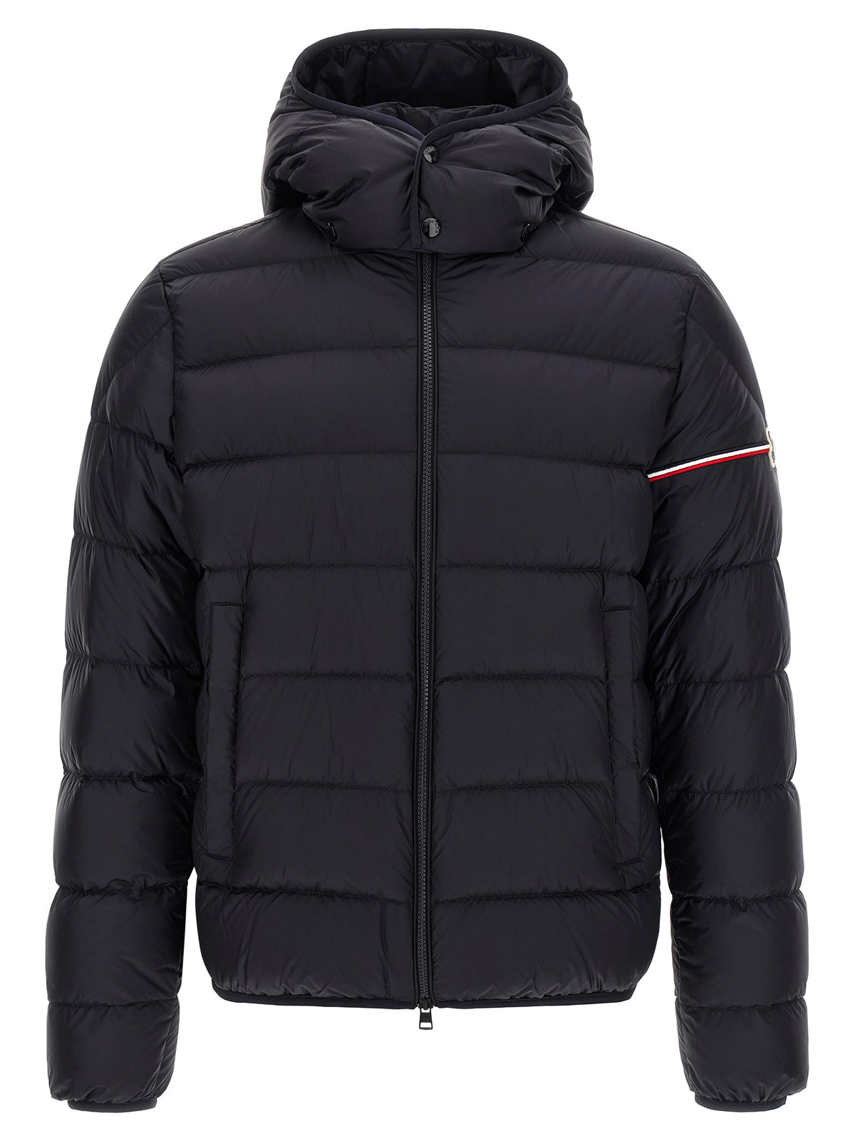Blue Polyamide Full-Length Jacket