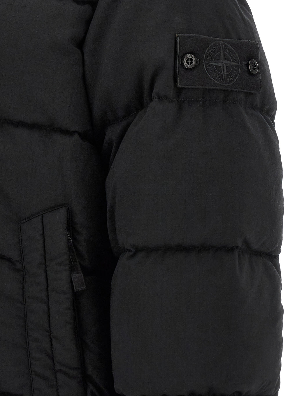 Black Virgin Wool Full-Length Jacket