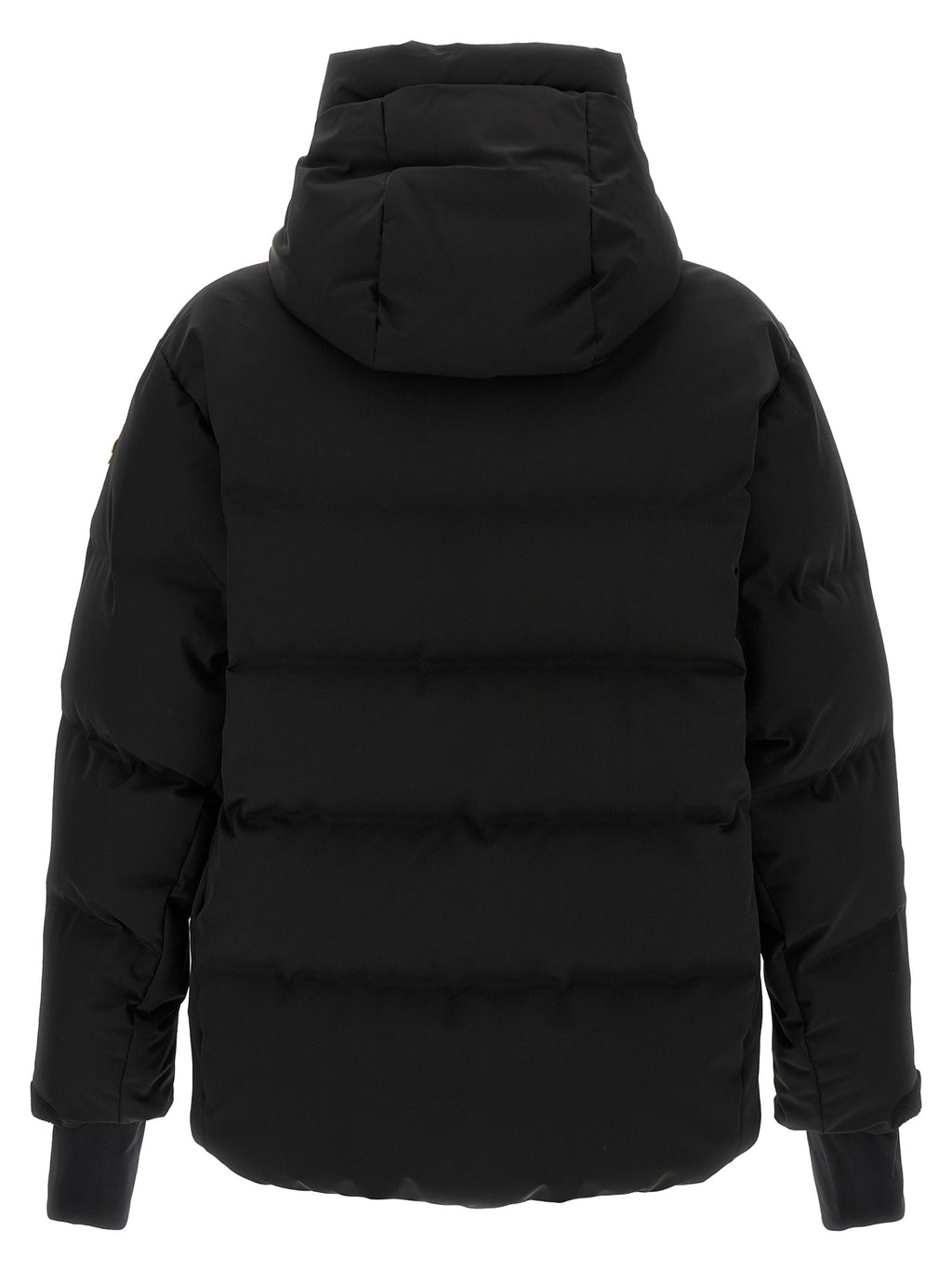 Black Polyamide Full-Length Jacket