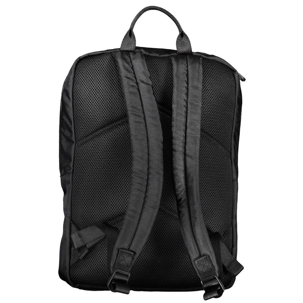 Nero Polyester Men Backpack