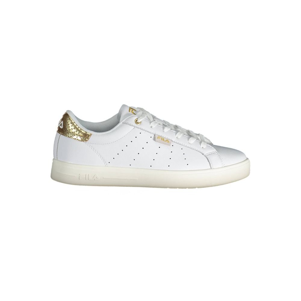 White Leather Women Sneaker