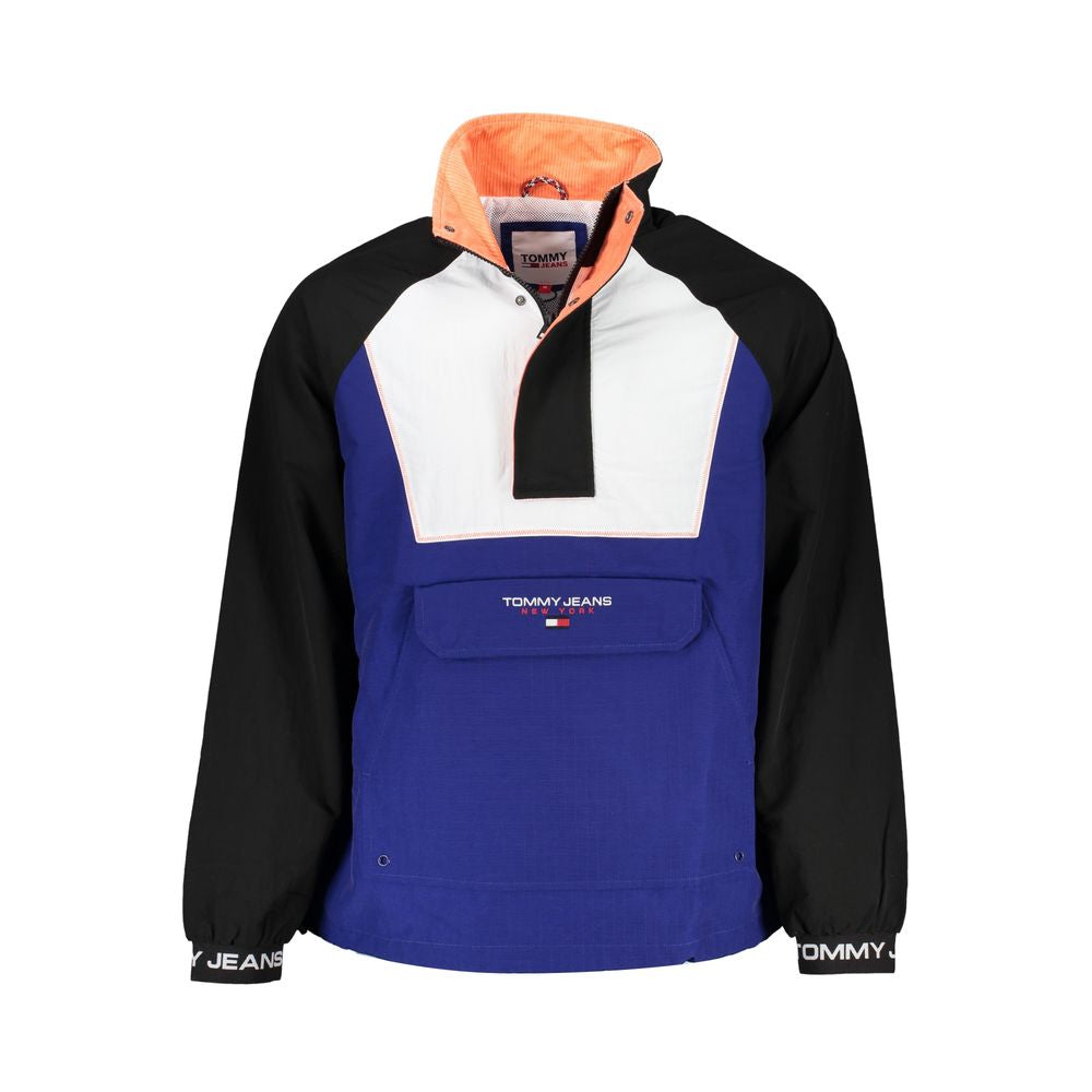 Blu Polyamide Men's Jacket