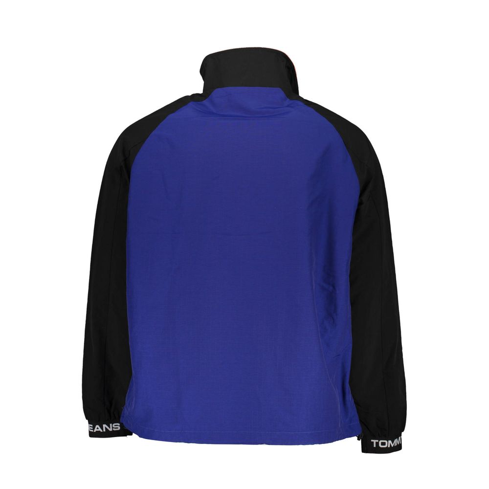 Blu Polyamide Men's Jacket