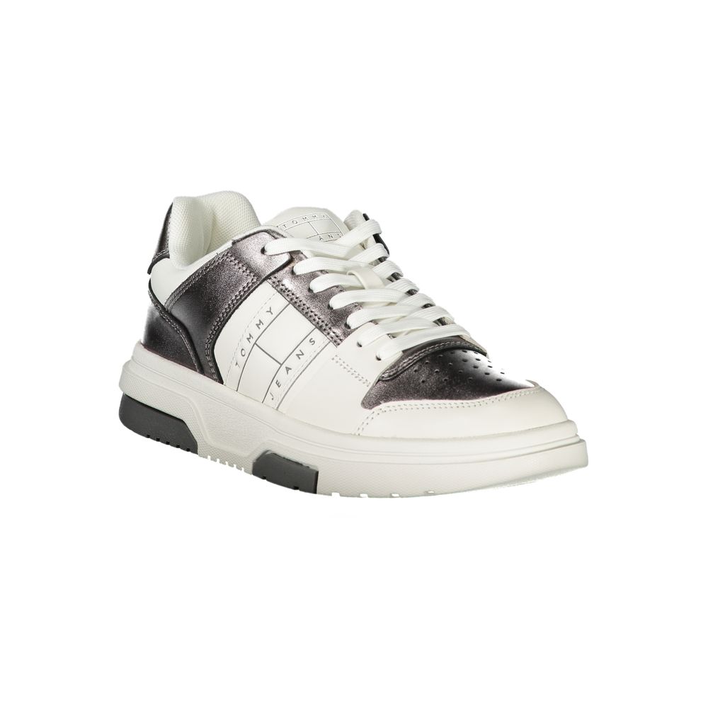 Bianco Polyurethane Women Sneaker