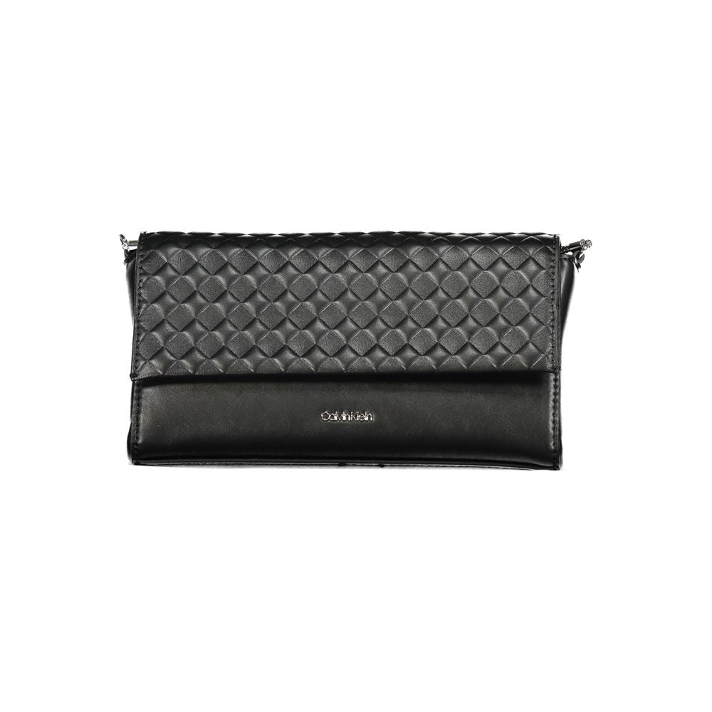 "Black Polyester Women Shoulder Bag"