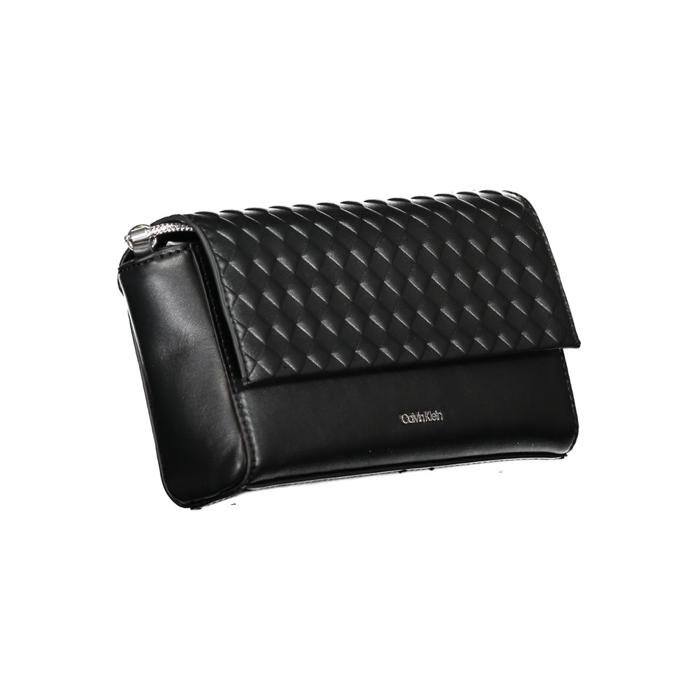 "Black Polyester Women Shoulder Bag"