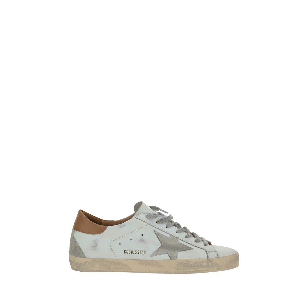 White Leather Superstar Sneakers