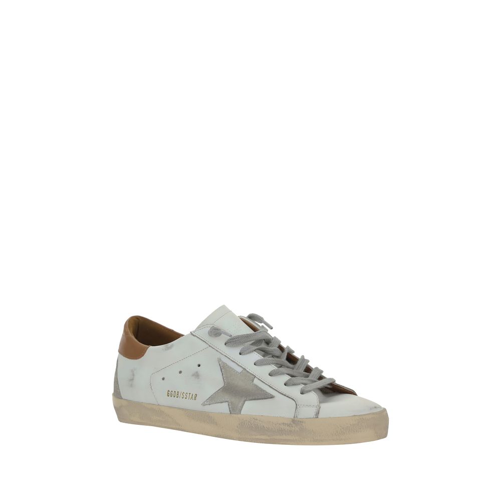 White Leather Superstar Sneakers