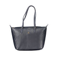 Blu Polyester Women Handbag