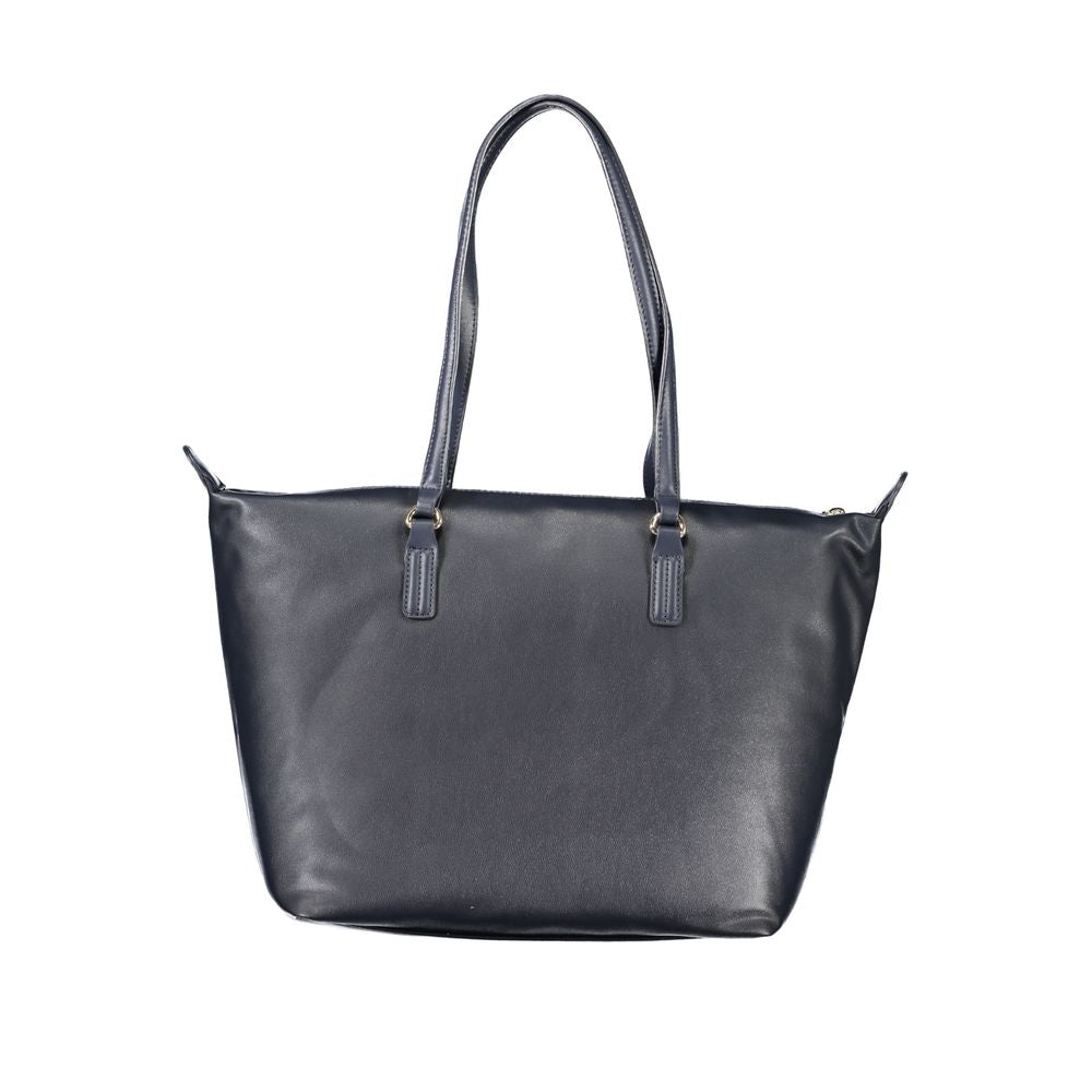 Blu Polyester Women Handbag