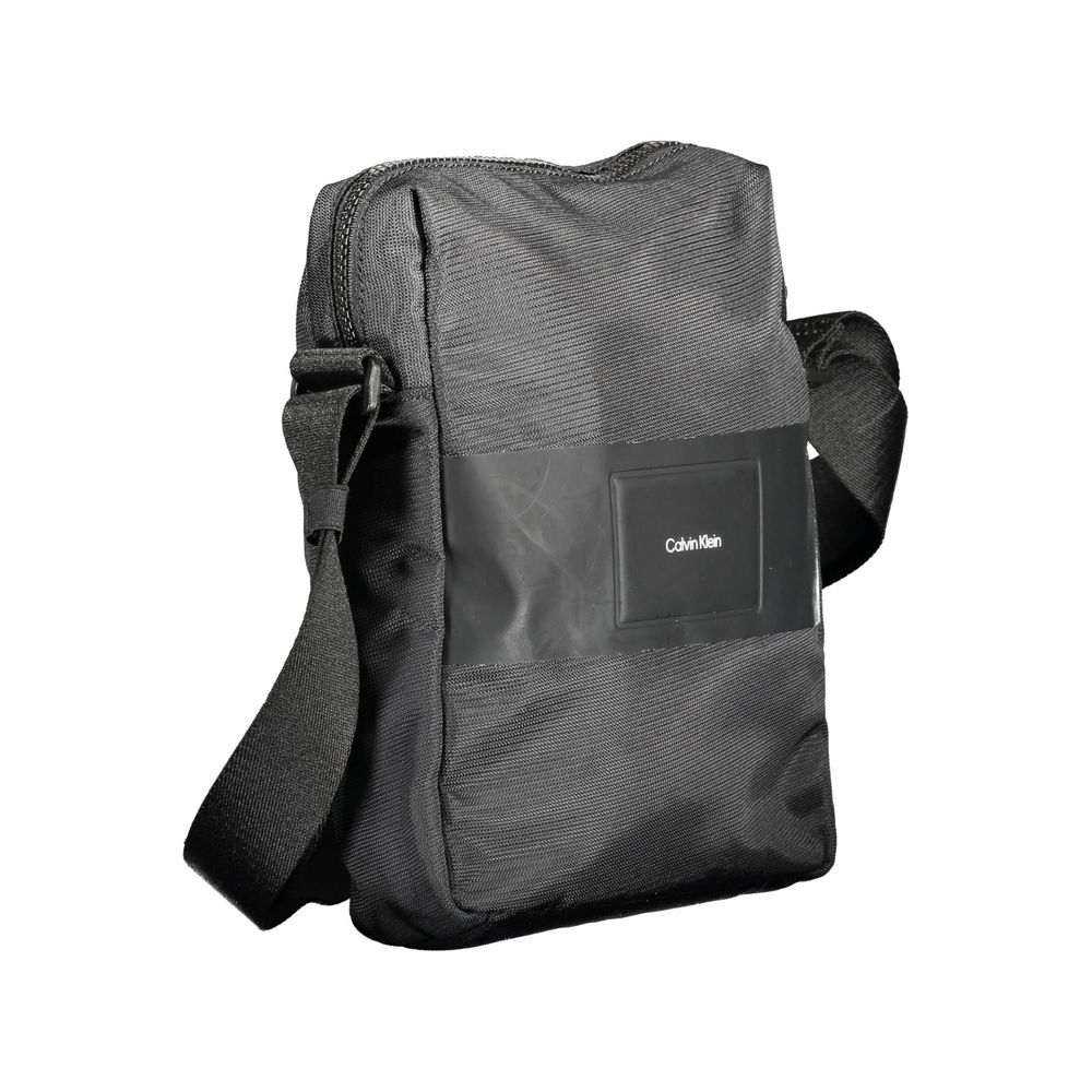 Nero Polyester Mens Shoulder Bag