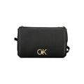 Black Polyester Women's Shoulder Bag