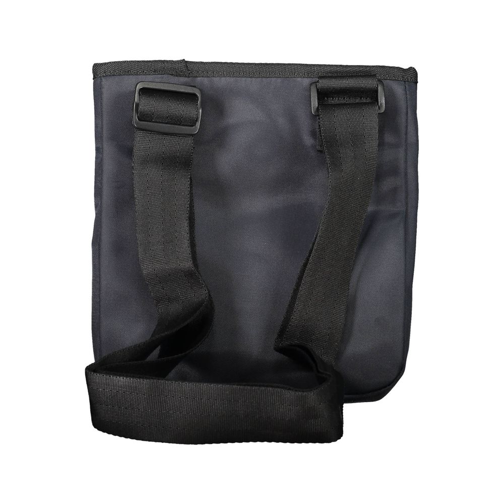 Blue Polyester Men's Shoulder Bag