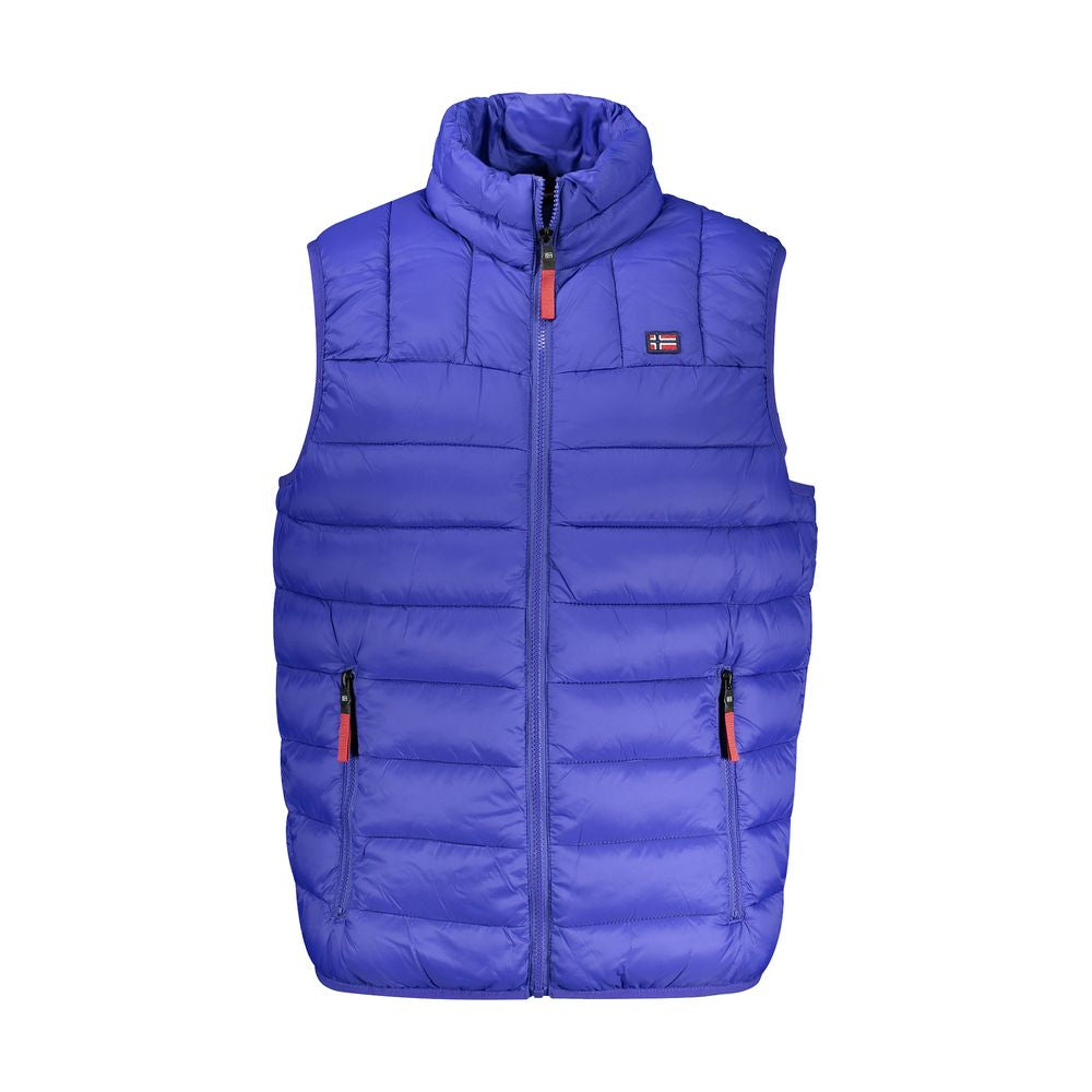 Blu Poliammide Men's Vest