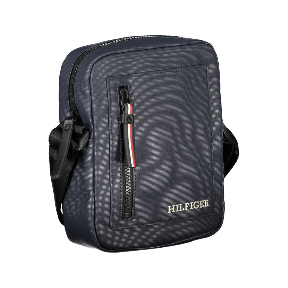 Blu Poliuretano Men's Shoulder Bag