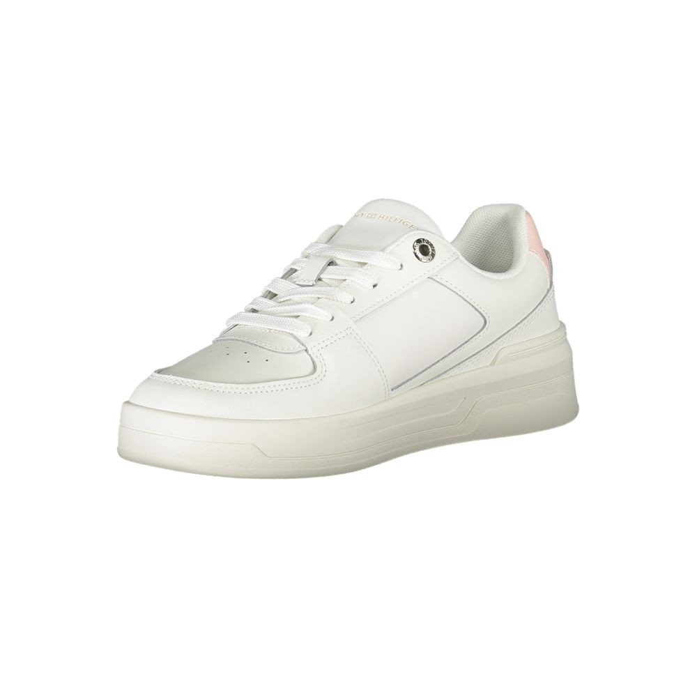 White Leather Women Sneaker