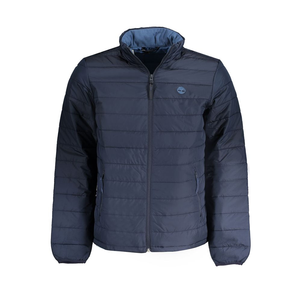 Blu Polyester Men's Jacket