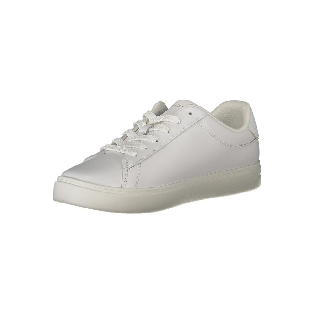 Bianco Polyurethane Women Sneaker
