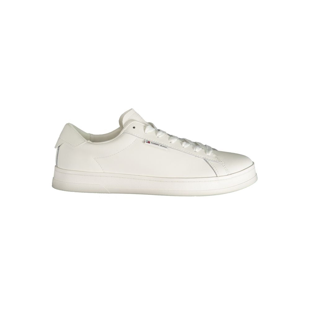 Bianco Poliuretano Uomo Sneaker