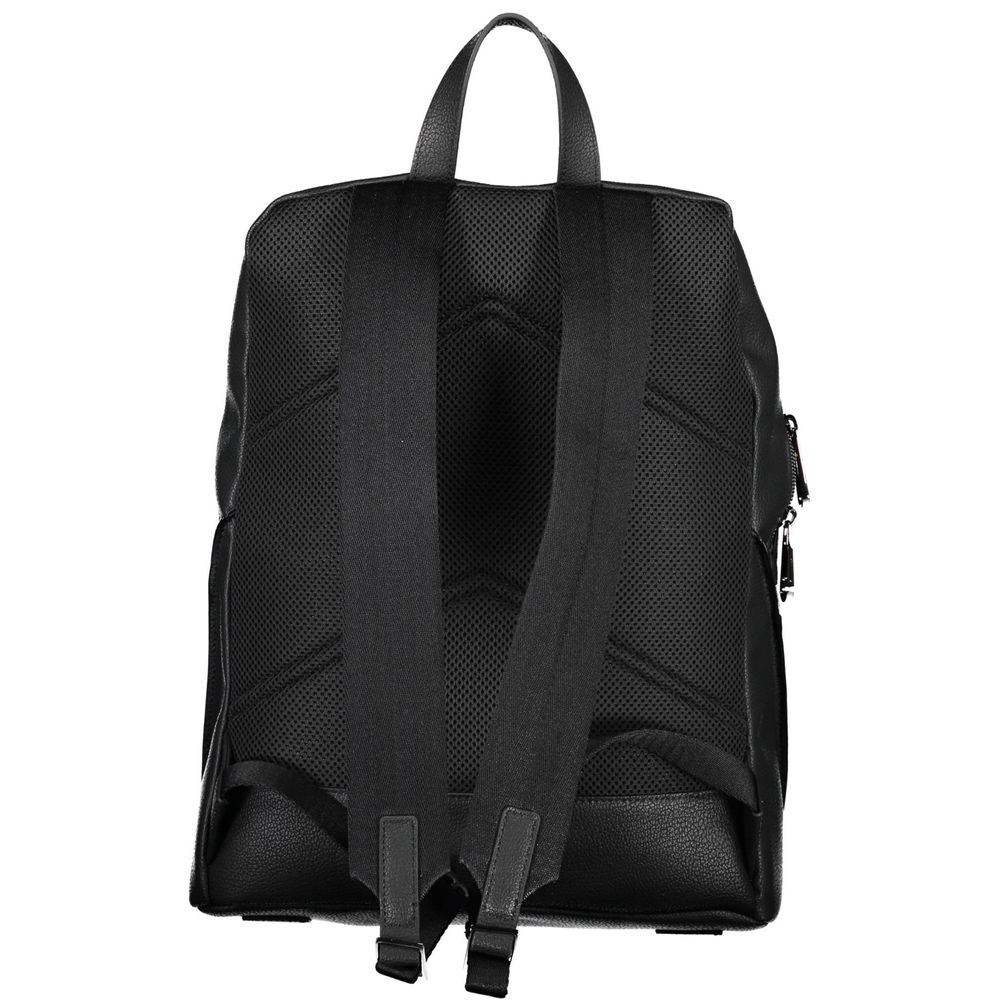 Nero Poliestere Men Backpack