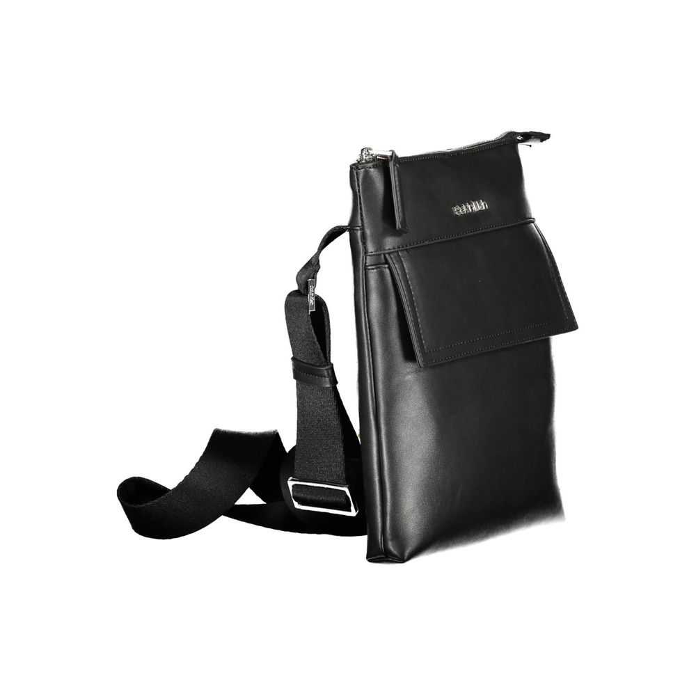 Nero Polyester Men Shoulder Bag