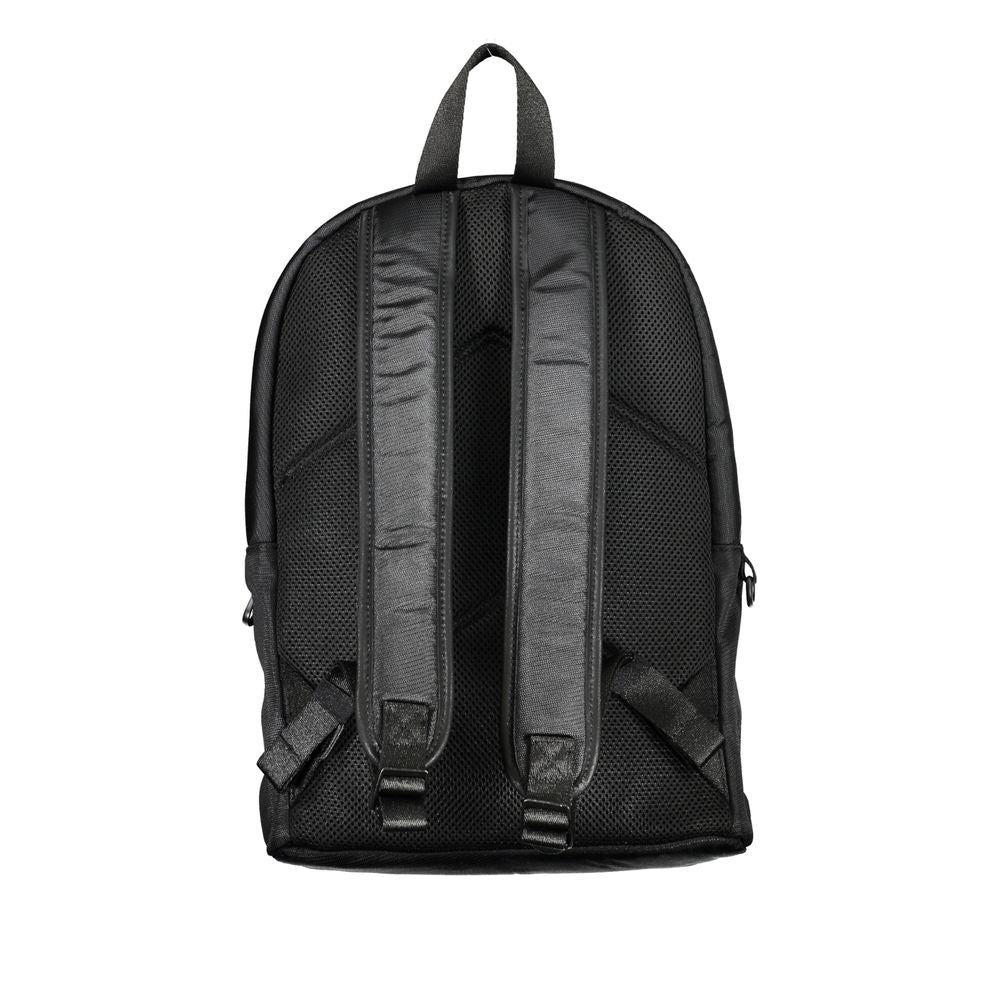 Nero Polyester Mens Backpack