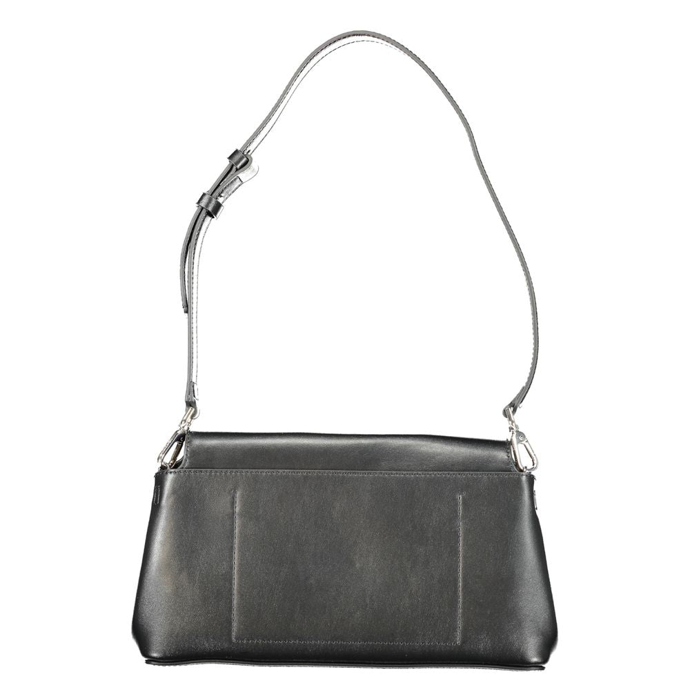 Nero Polyurethane Women Shoulder Bag
