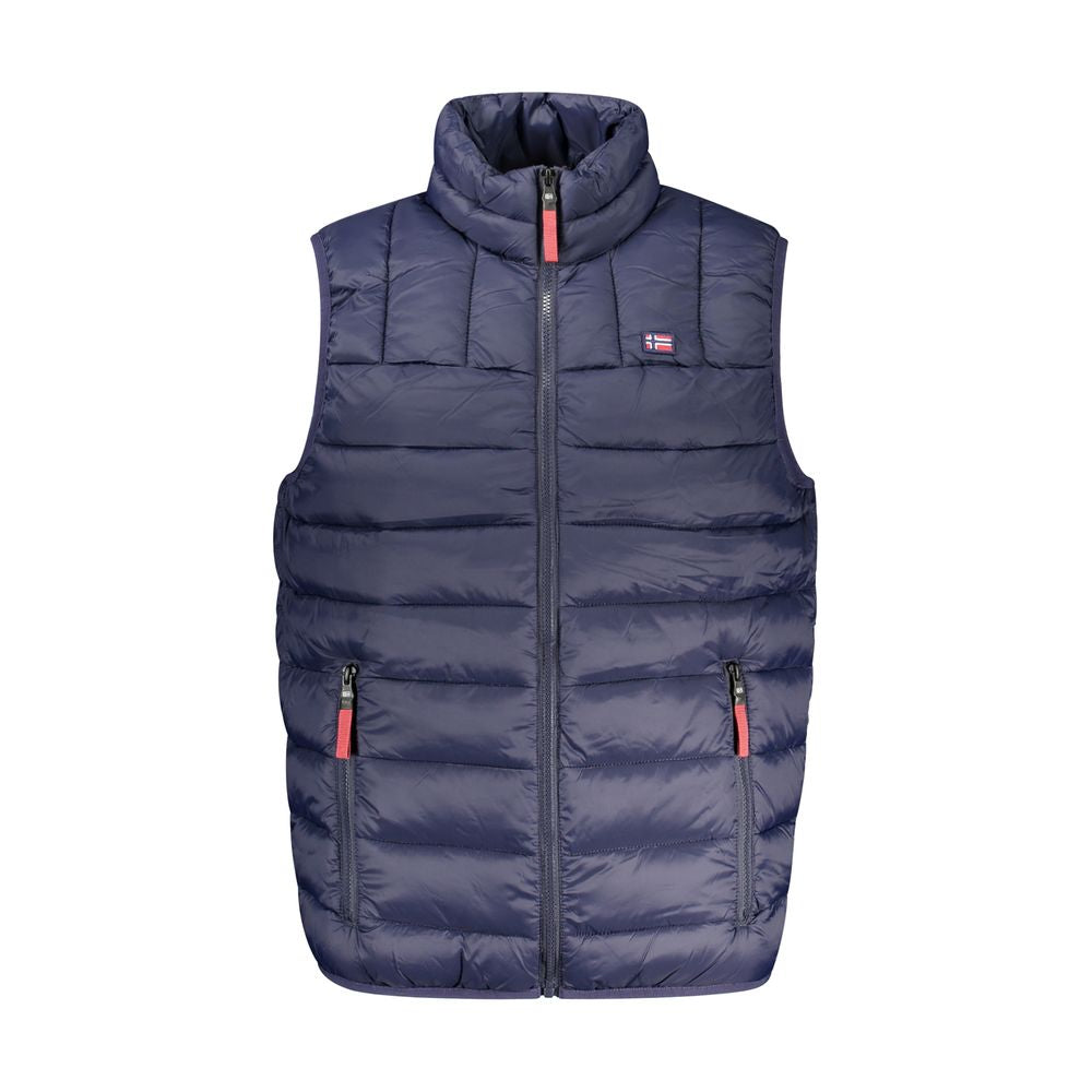 Blu Poliammide Men Vest