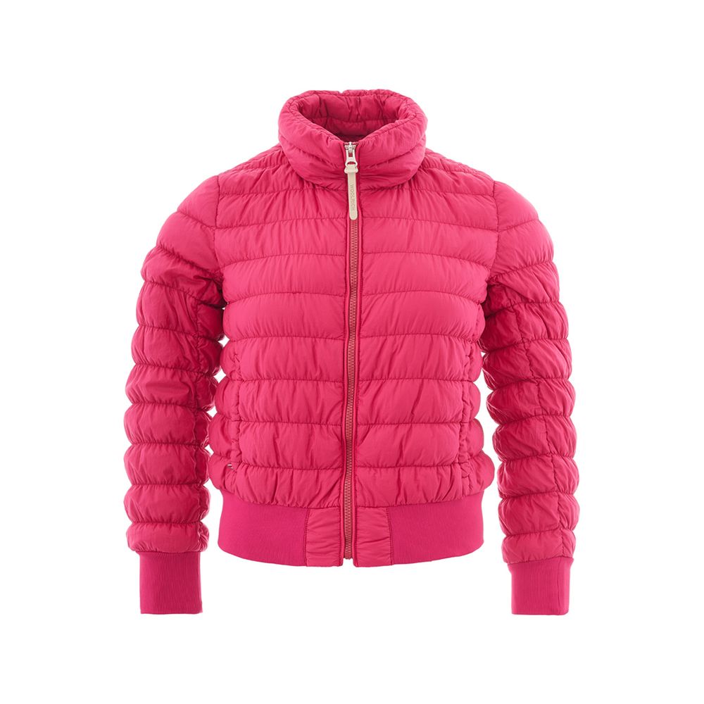 Fuchsia Polyamide Bomber