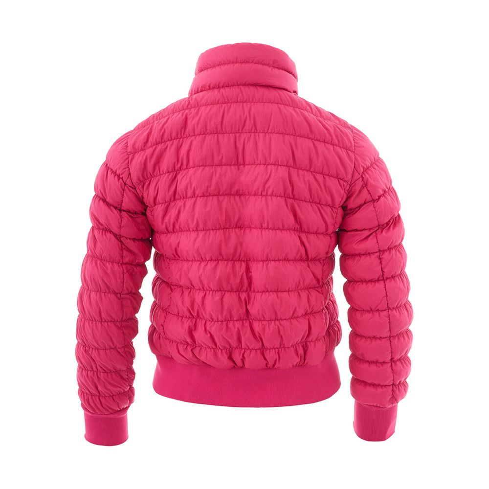 Fuchsia Polyamide Bomber