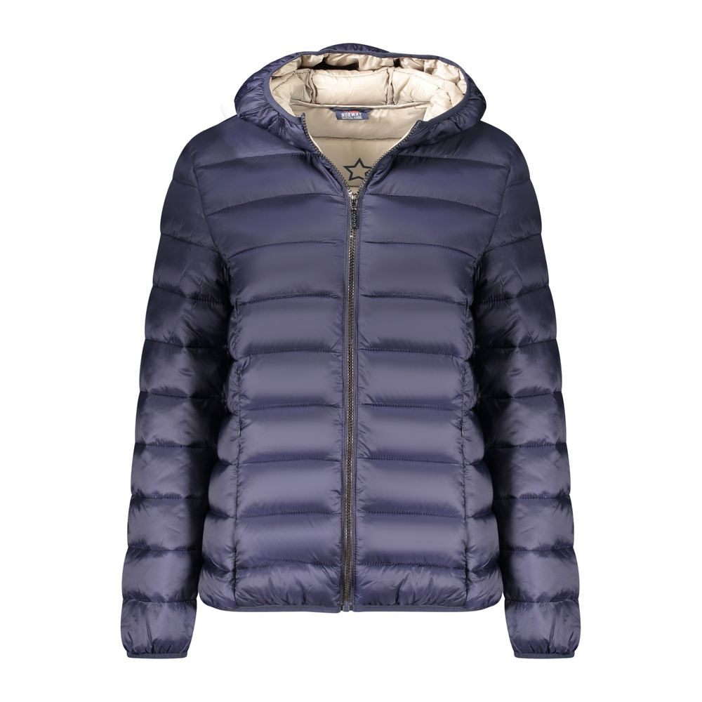 Blue Polyamide Women Jacket