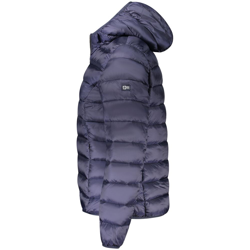 Blue Polyamide Women Jacket