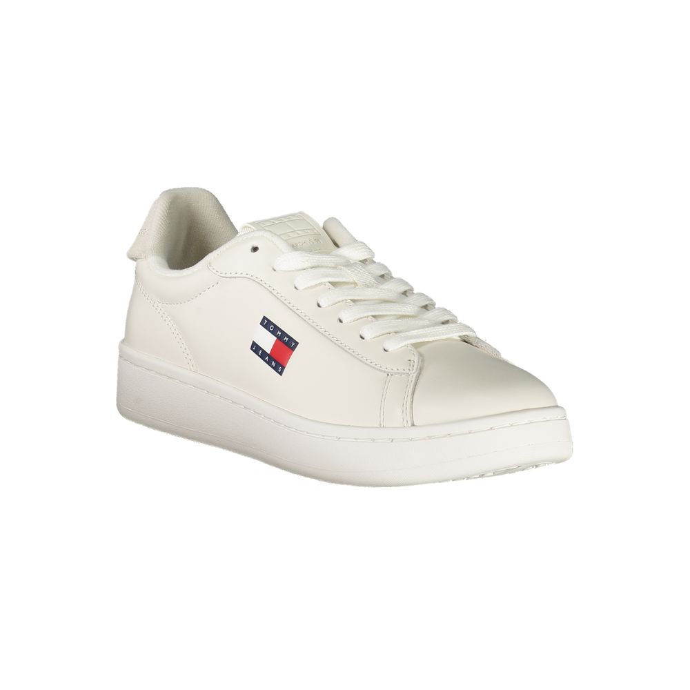 Bianco Polyurethane Women Sneaker