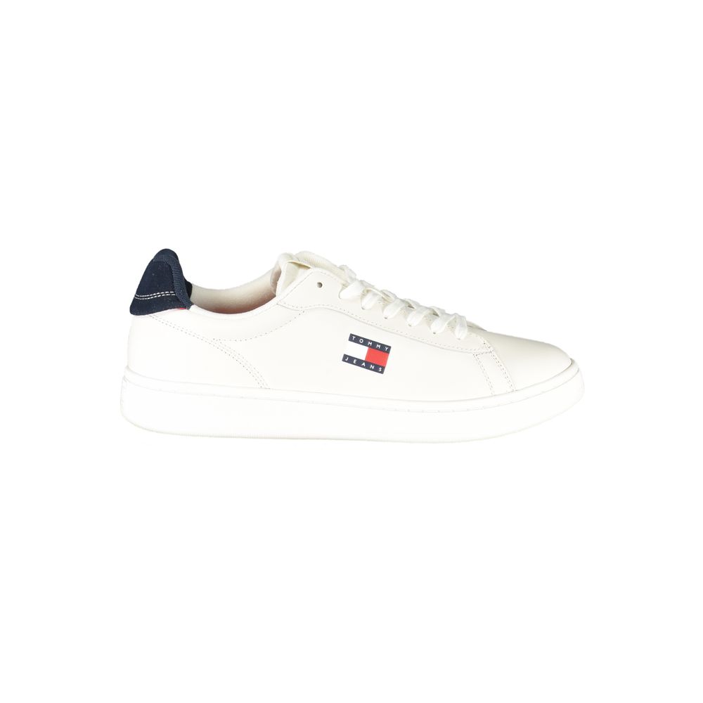 Bianco Poliuretano Men Sneaker