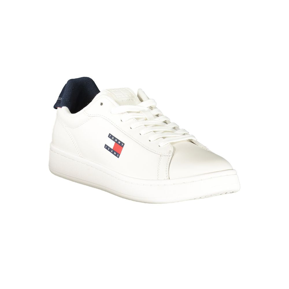 Bianco Poliuretano Men Sneaker