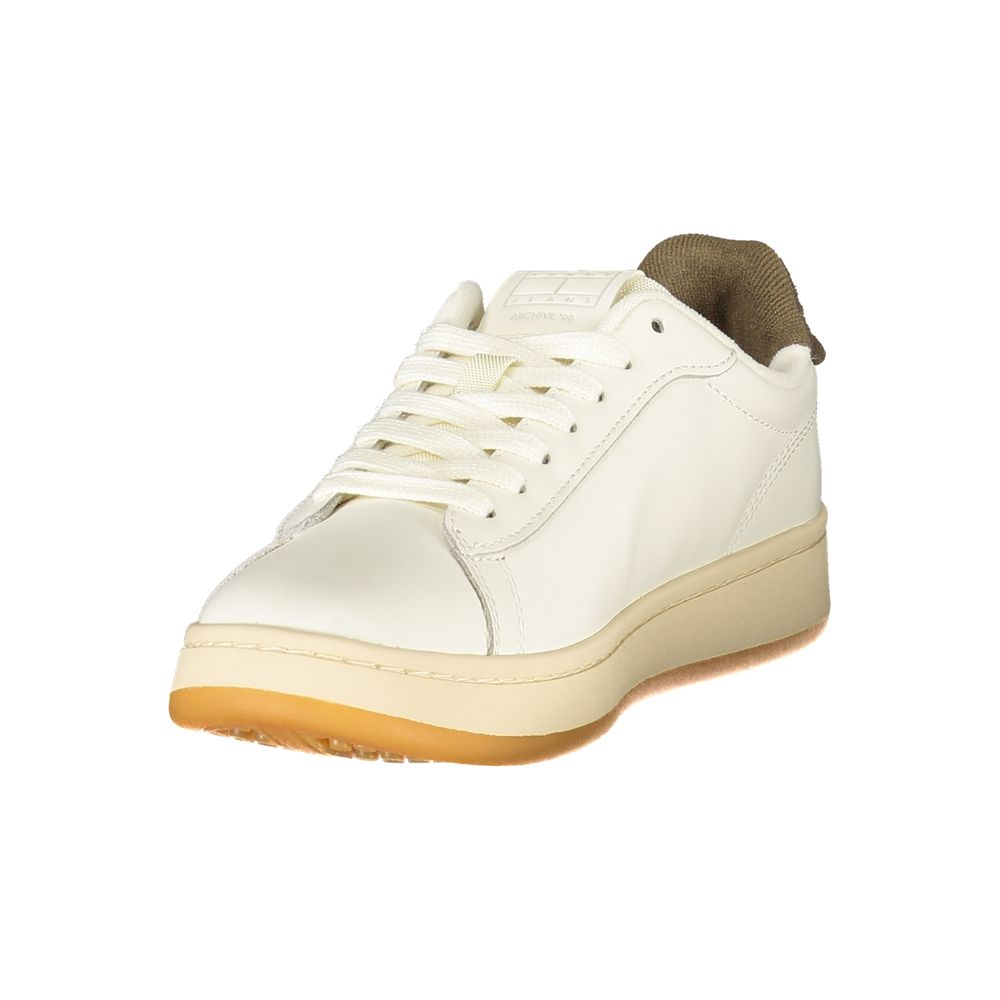 Bianco Polyurethane Women Sneaker