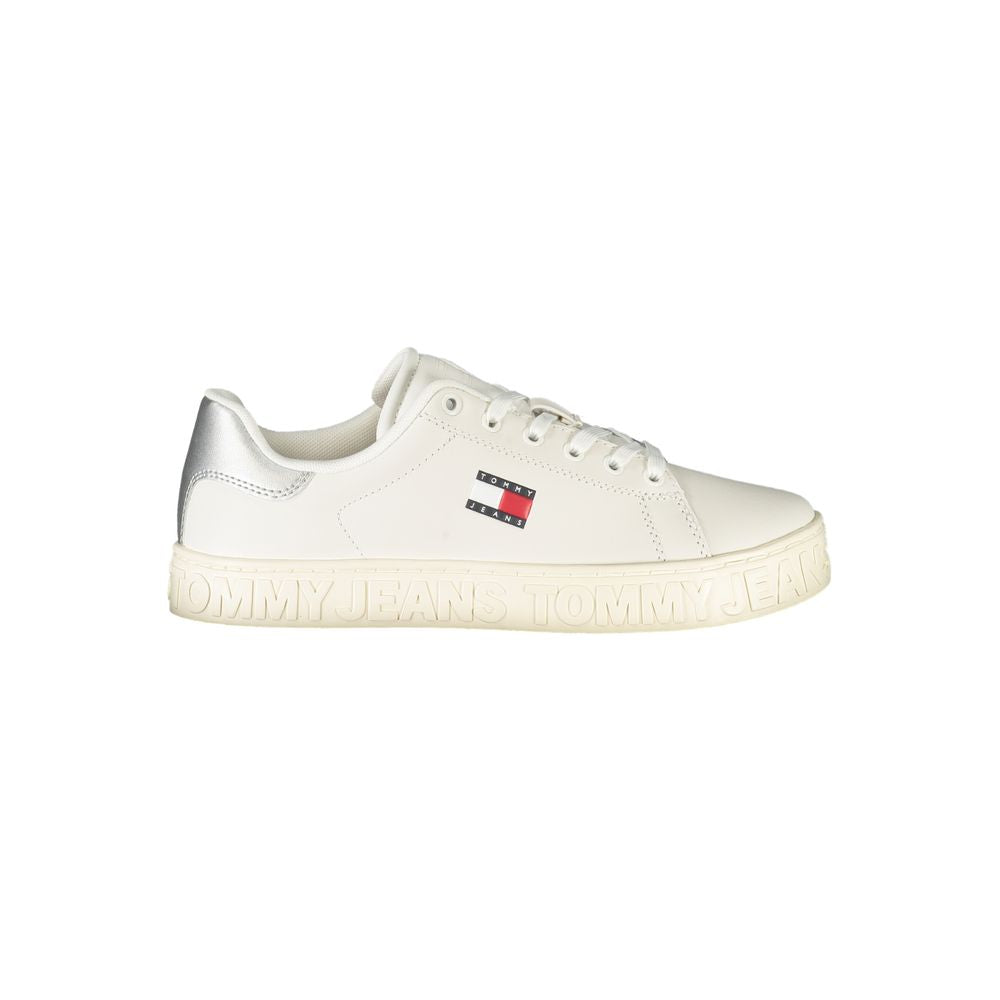 Bianco Polyurethane Women Sneaker