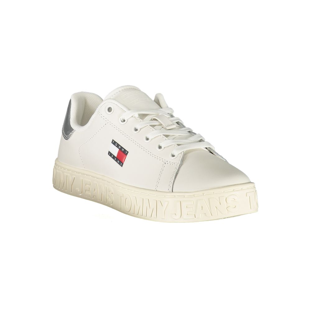 Bianco Polyurethane Women Sneaker